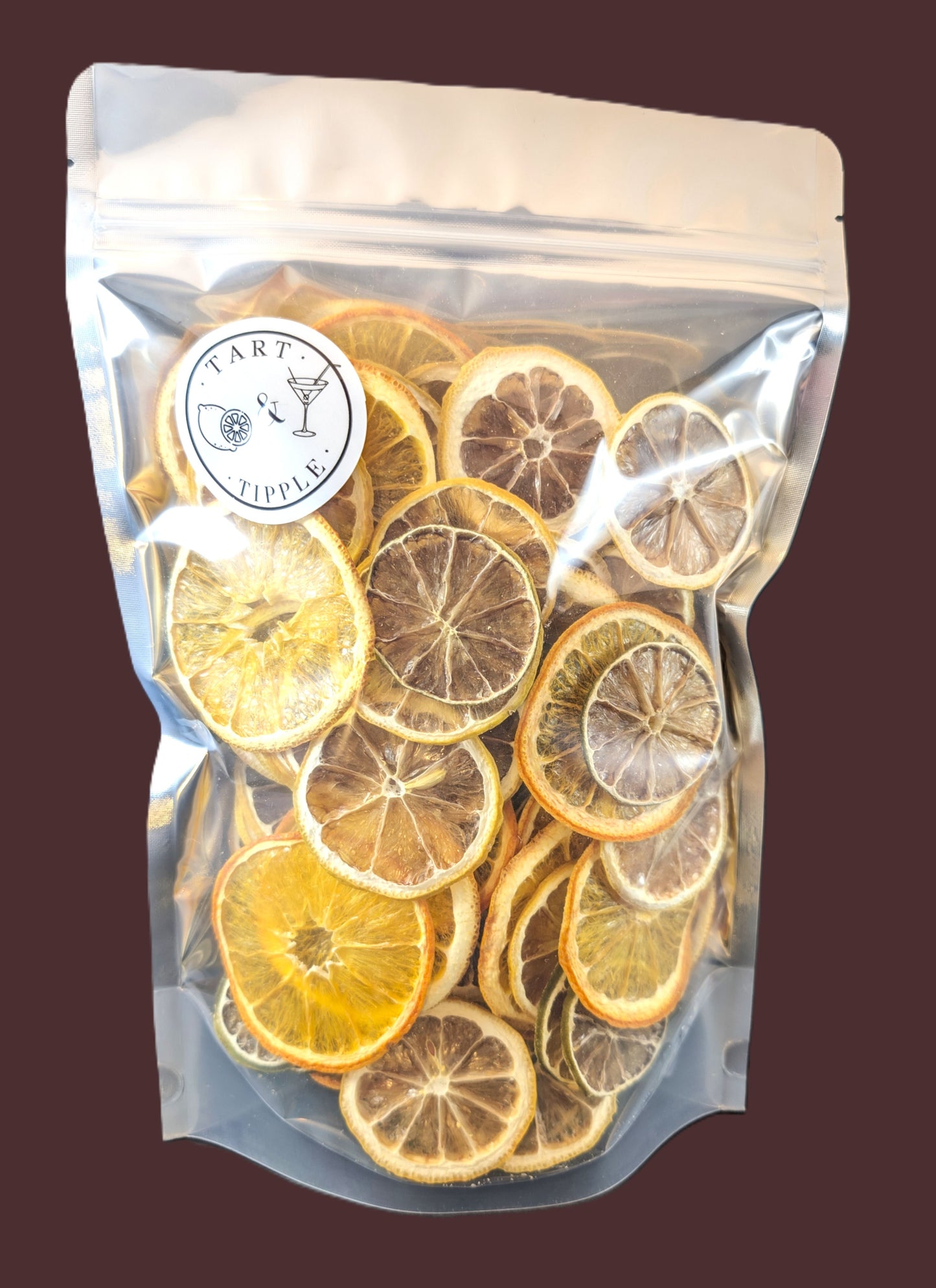Dehydrated Mixed Citrus Slices in retail pouch