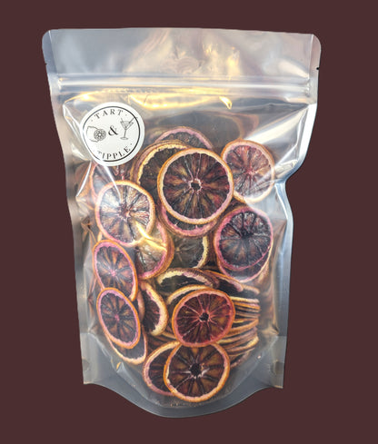 Dehydrated Blood Oranges in retail pouch